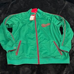 Green and Red Milwaukee Bucks Jacket